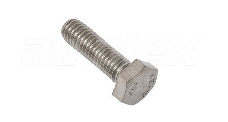 M6 x 20mm Hex Set Screw (Stainless Steel) (6 Pack)