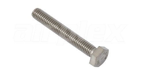M6 X 40mm Hex Set Screw (Stainless Steel) (6 Pack)