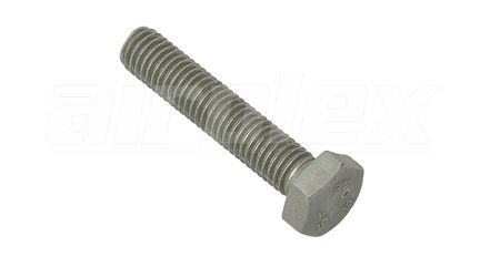 M8 X 40mm Hex Set Screw (Galvanised) (2 Pack)