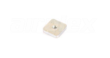 M6 20mm x 20mm x 3.5mm Square Carac Nut (10 Pack)