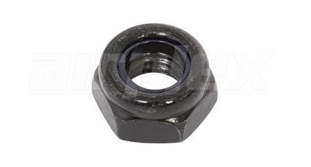 M8 Black Nyloc Nut (Stainless Steel) (4 Pack)