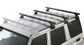Roof Rack - Heavy Duty RL150 Black 3 Bar Roof Rack