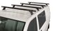 Roof Rack - Heavy Duty RLTF Black 4 Bar Roof Rack
