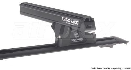 Roof Rack - Heavy Duty RLTP Trackmount Black 2 Bar Roof Rack