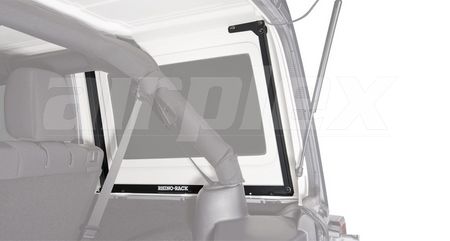 Roof Rack - Heavy Duty RCL Black 2 Bar Rhino-Rack Backbone Roof Rack