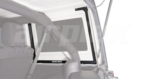 Roof Rack - Heavy Duty RCL Black 2 Bar Rhino-Rack Backbone Roof Rack