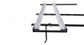 Roof Rack - CSL 3.5m Ladder Rack with 680mm Roller