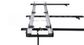 Roof Rack - Multislide 2.6m Ladder Rack with 470mm Roller