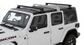 Roof Rack - Heavy Duty RL110 Black 2 Bar Roof Rack