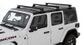 Roof Rack - Heavy Duty RL110 Black 3 Bar Roof Rack