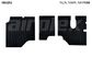 FLOOR MAT SET - RUBBER