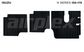 FLOOR MAT SET - RUBBER
