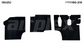 FLOOR MAT SET - RUBBER