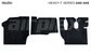 FLOOR MAT SET - RUBBER