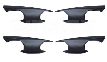 DOOR HANDLE SCRATCH GUARD SET BLACK