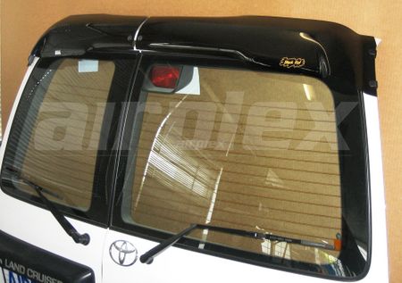 REAR DEFLECTOR - DARK TINT - suits TWIN/SPLIT Rear Doors