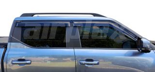 WEATHERSHIELD - SLIM - DARK TINT - 4 PIECE SET - door weathershields for BYD SHARK6
