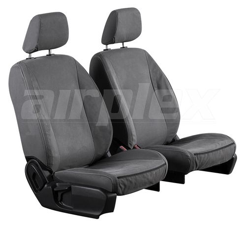 SEAT COVERS 12OZ - FRONT - GREY