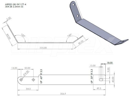 BRACKET TO SUIT SK117T No 4