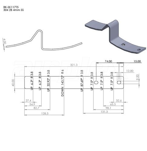 BRACKET TO SUIT SK117T No 5