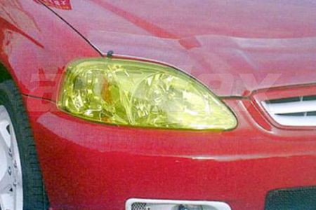 HEADLIGHT GUARDS - YELLOW - PAIR