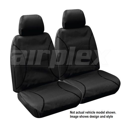 SEAT COVERS - FRONT- 14 OZ HD - BLACK