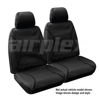 SEAT COVERS - FRONT- 14 OZ HD - BLACK