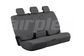 SEAT COVERS - REAR - 12 OZ HD - BLACK