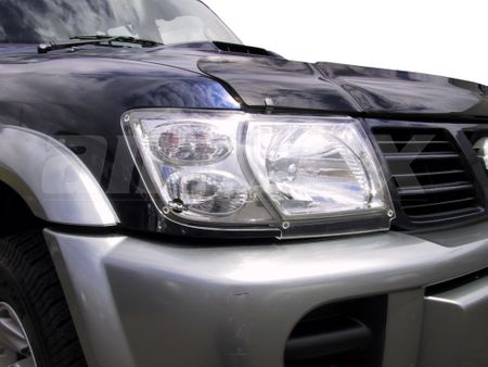 HEADLIGHT GUARD - CLEAR - PAIR