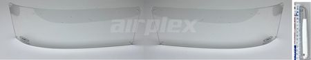 HEADLIGHT GUARD - CLEAR - PAIR (suit factory plastic bumper)