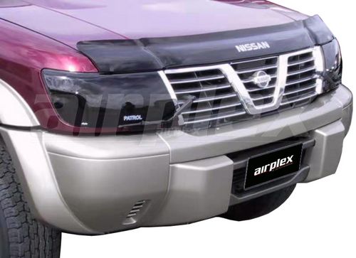 HEADLIGHT GUARD - DARK TINT - PAIR (with headlight wipers)