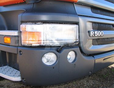 HEADLIGHT GUARD - (suit PLASTIC bumper) - CLEAR