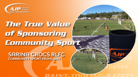 The True Value of Sponsoring Community Sport