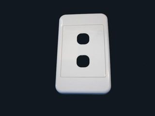 DIGITEK 2 GANG WALL PLATE