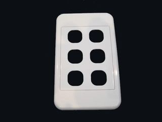 DIGITEK 6 GANG WALL PLATE