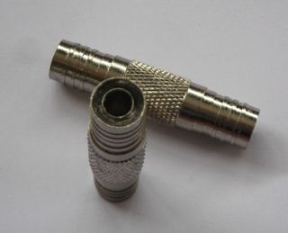 F CRIMP JOINER RG6 SILICONE FILLED