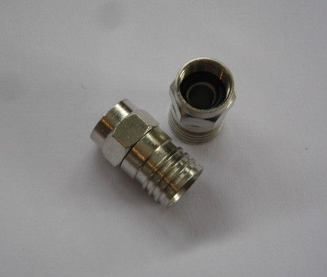 F CONNECTOR RG6 HEX CRIMP  W/PROOF