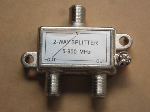 2 WAY F CONNECTING SPLITTER