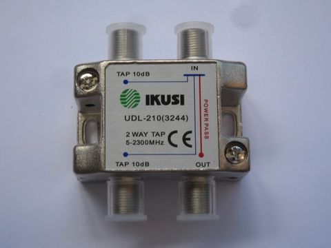 2WAY SHIELDED TAP OFF 10dB 5-2300MHz