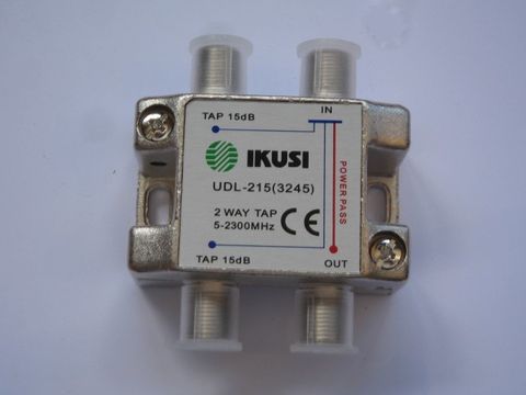 2WAY SHIELDED TAP OFF 15dB 5-2300MHz