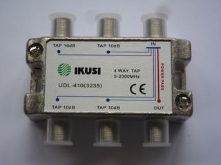 4WAY SHIELDED TAP OFF 10dB 5-2300MHz