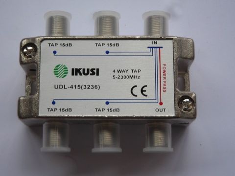 4WAY SHIELDED TAP OFF 15dB 5-2300MHz