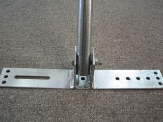 1m ANGLED ROOF MOUNT HINGED BASE