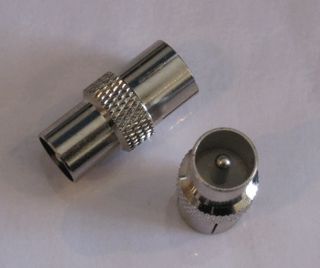 COAXIAL JOINER, PLUG TO SOCKET