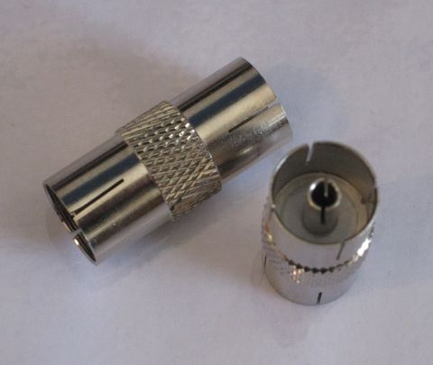 COAXIAL JOINER, SOCKET TO SOCKET