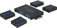 HDMI 1x4 Splitter over CAT6 L/THRU