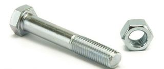 METRIC HEX BOLT & NUT 4.6 MILD STEEL