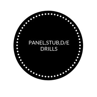 PANEL, STUB, D/E DRILLS