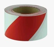 RED&WHITE BARRICADE TAPE 75MM X 100M