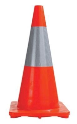 MAXISAFE TRAFFIC CONE REFLECT 700MM